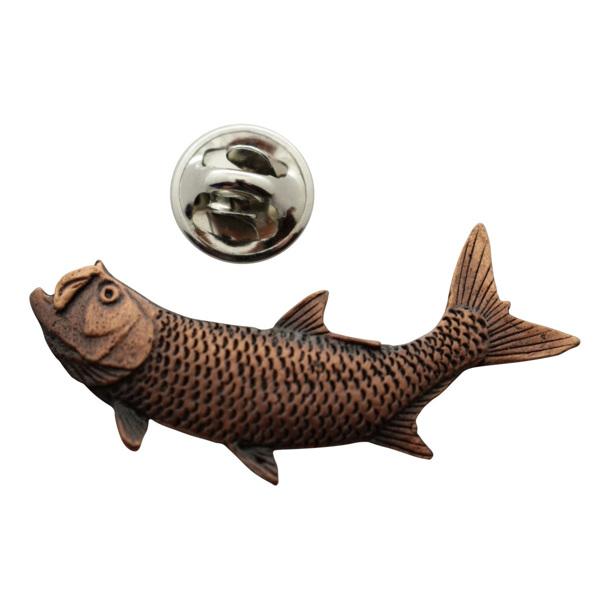 Tarpon Pin ~ Antiqued Copper ~ Lapel Pin ~ Sarah's Treats & Treasures
